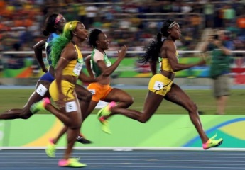 Chung kết chạy 100m nữ tại Olympic Rio 2016
